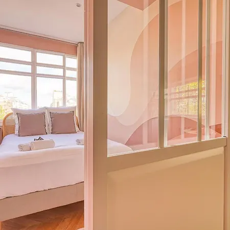 شقة Bright 2 Bedrooms & Air Conditioning 17 باريس